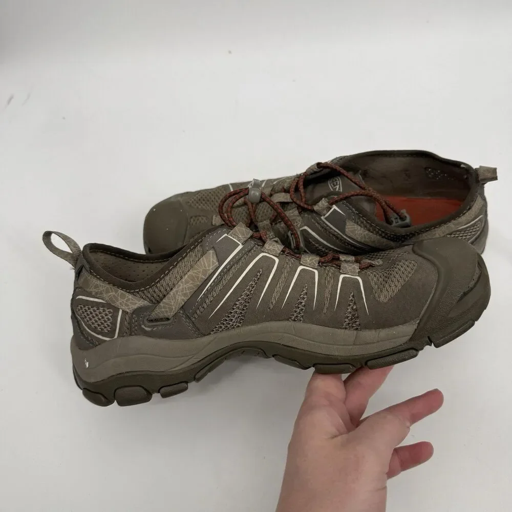 KEEN Shoes Mens 9 Brown McKenzie II Bungee Water Sandals Trail Hiking Sandals